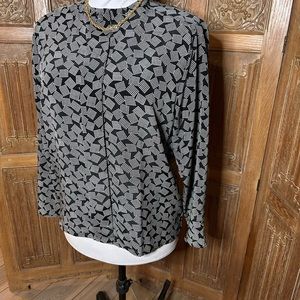 Oscar de la Renta Botton down Blouse Size: Medium